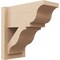 Ekena Millwork 7 1/2-in W x 14-in D x 14-in H Funston Trad Rough Cedar Woodgrain TimberThane Outlooker, Primed Tan OUTUR075X14X14FST04RCPR - alternate 1